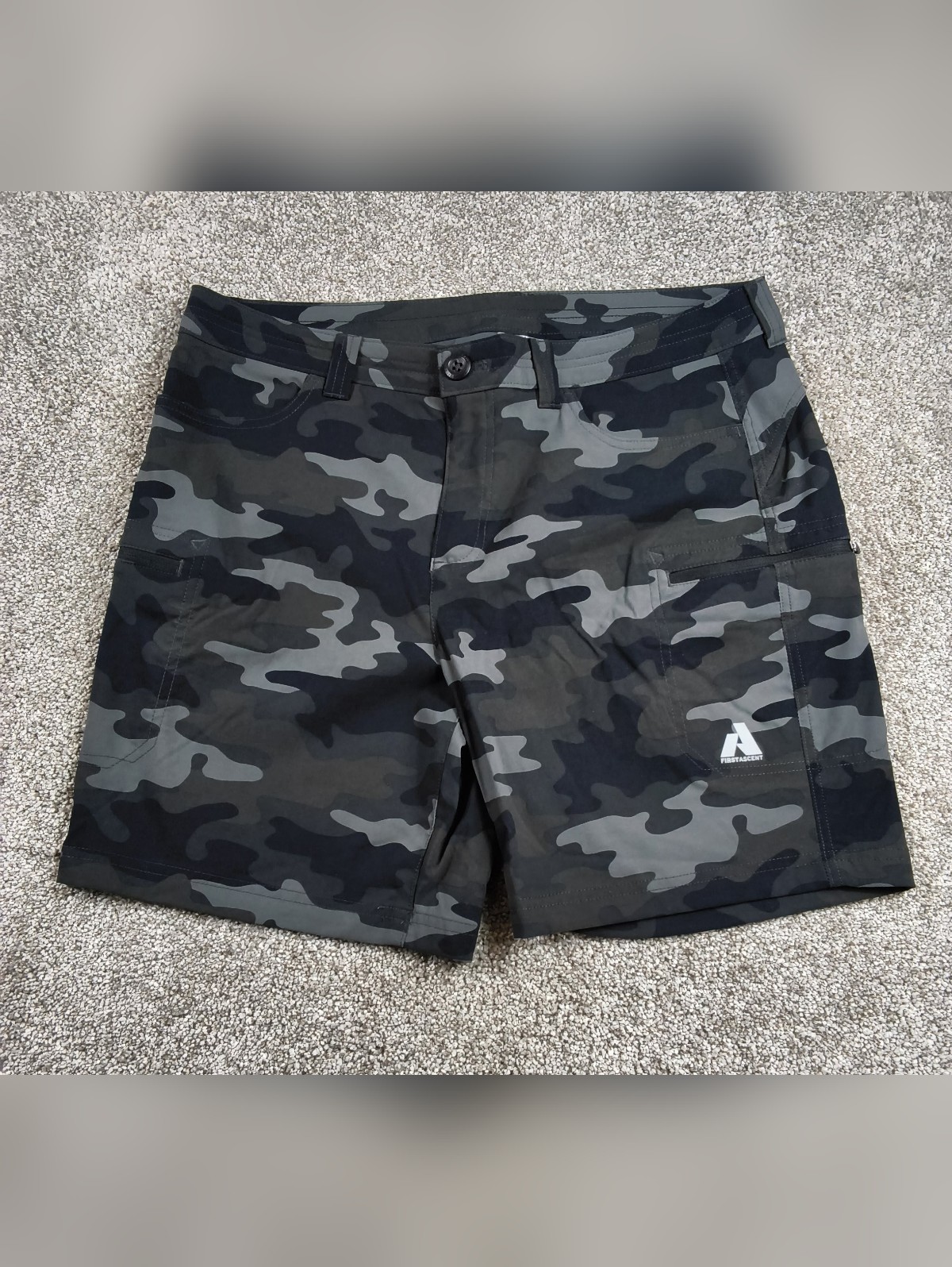 Eddie Bauer Shorts Women's T12 Black Camo Stretch